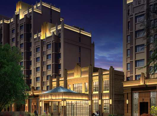 合創(chuàng)未來照明住宅區(qū)亮化