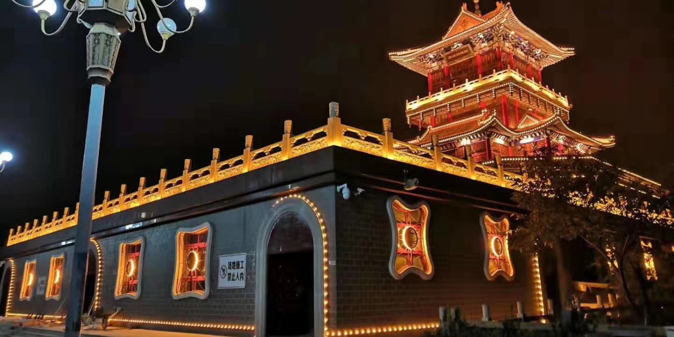 河北省青龍縣青龍閣亮化項目