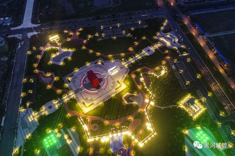 黑河市璦琿區(qū)騰沖人口地理分界線(xiàn)主題公園